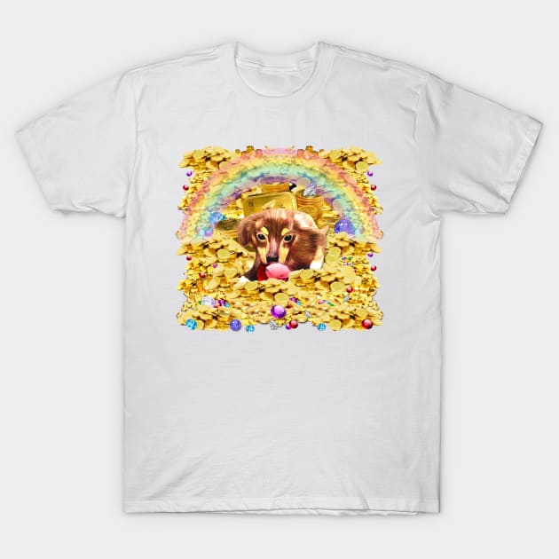 Money Puppy T-Shirt by KC Morcom aka KCM Gems n Bling aka KCM Inspirations